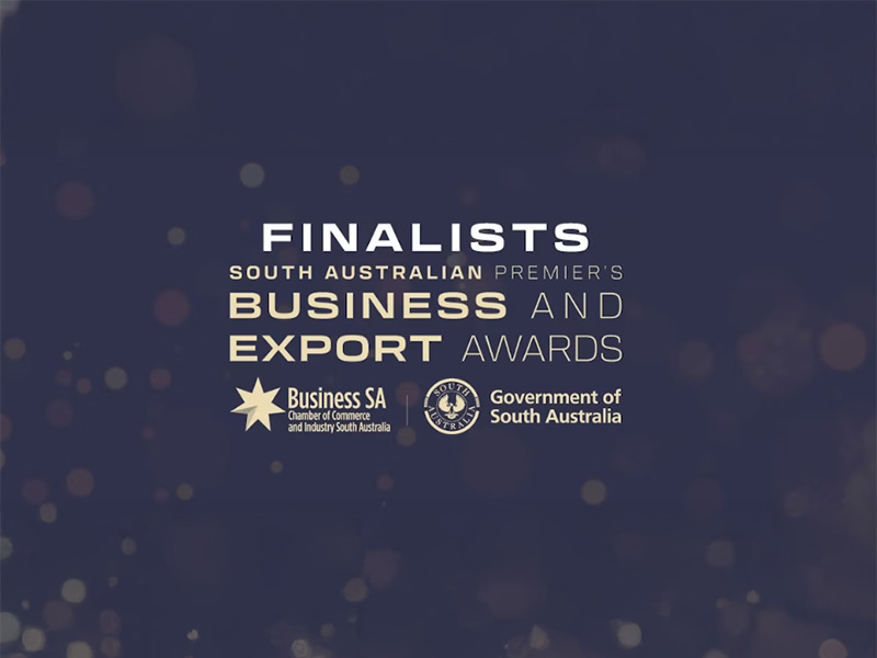 State finalist in the SA Premier Business of the year awards